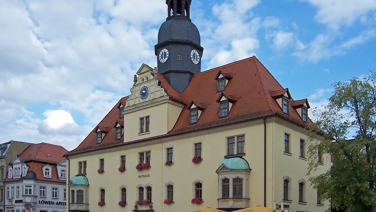 Stadtansicht von Borna