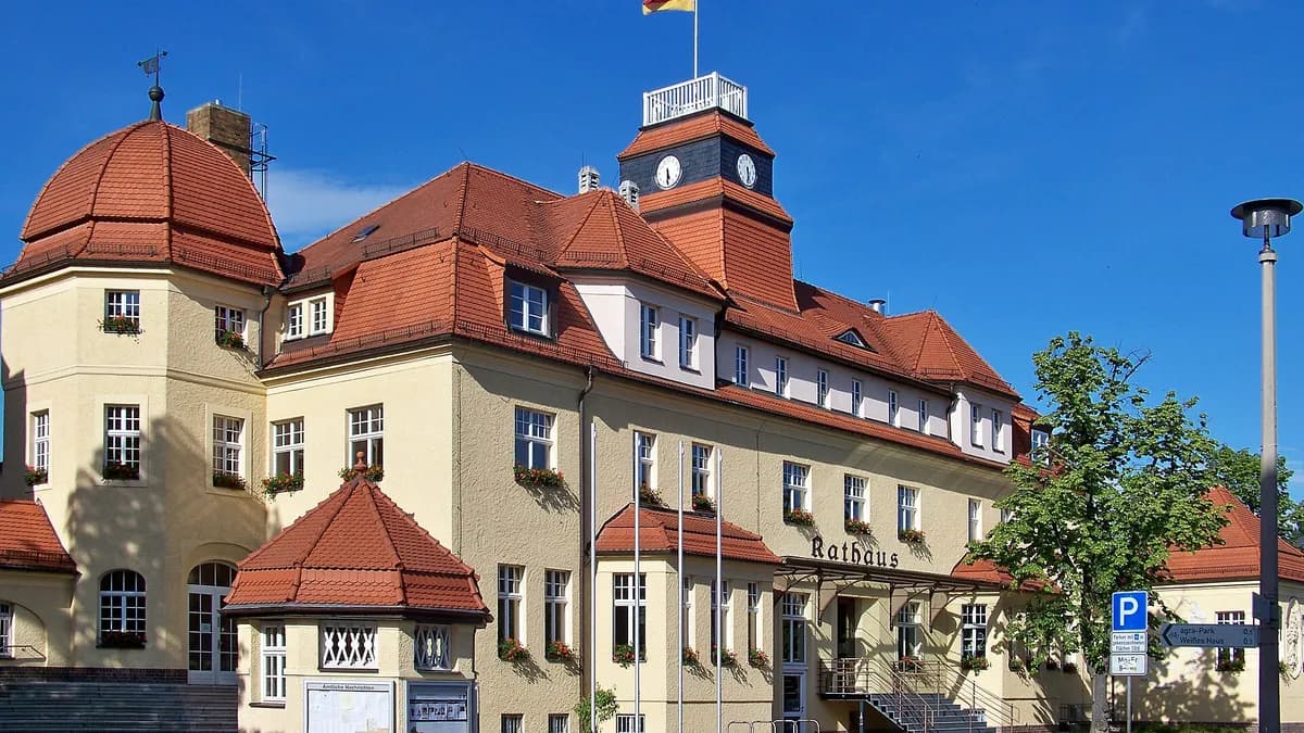 Stadtansicht von Markkleeberg